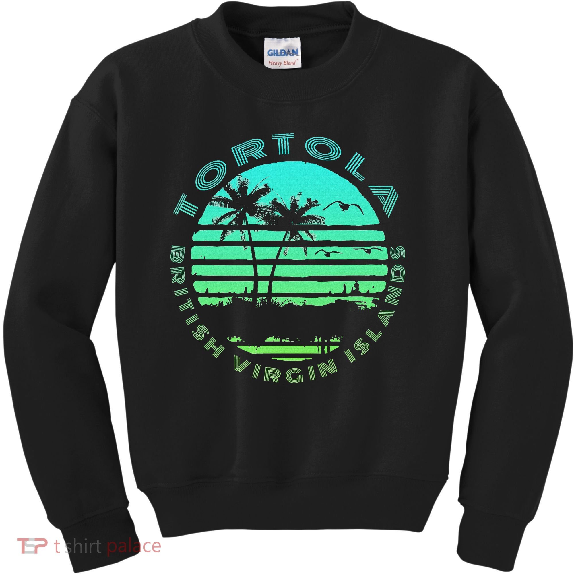 Bvi Tortola British Caribbean Island Souvenir Kids Sweatshirt