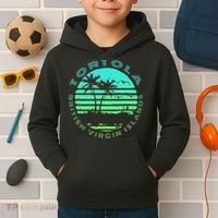 Bvi Tortola British Caribbean Island Souvenir Kids Hoodie thumb 2