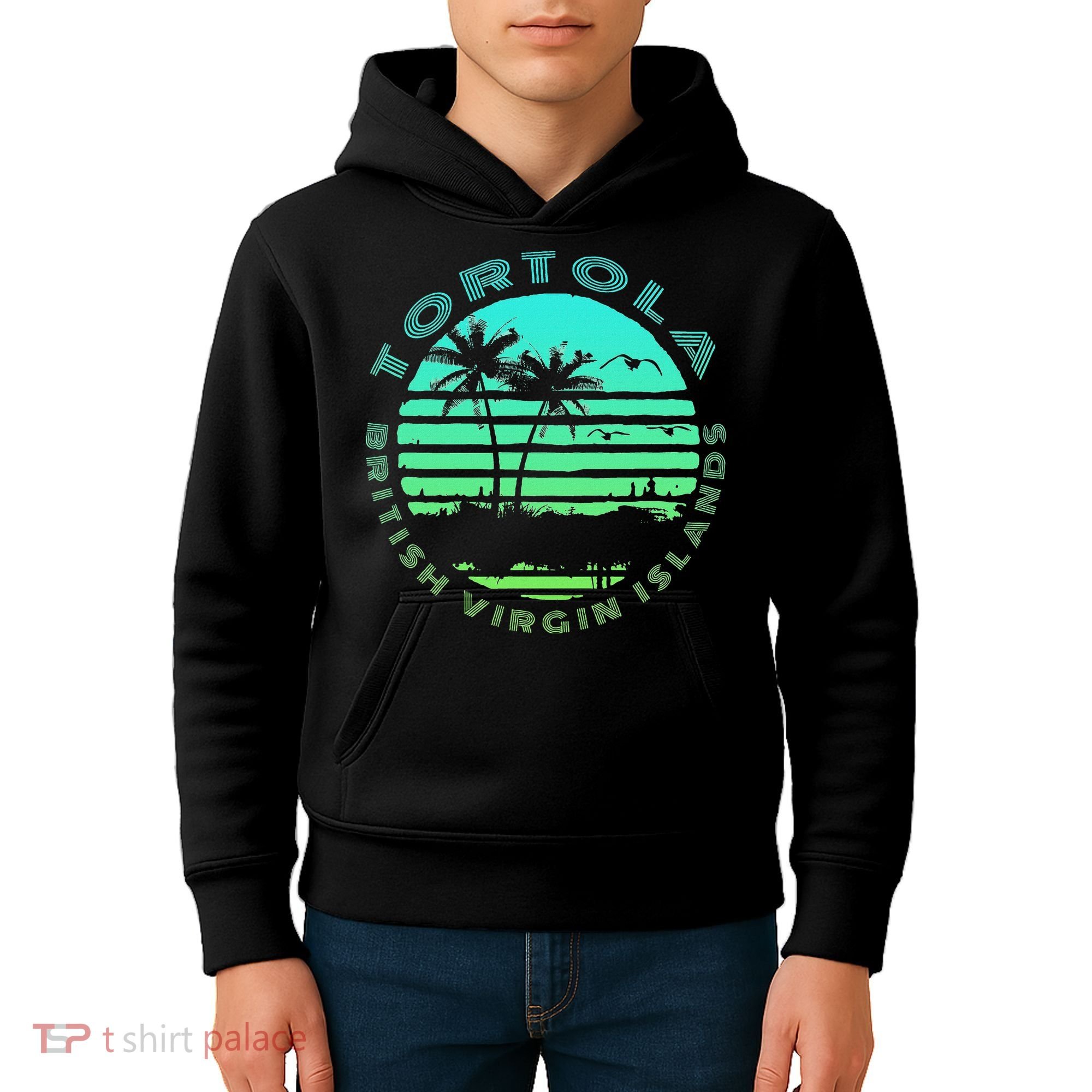 Bvi Tortola British Caribbean Island Souvenir Kids Hoodie