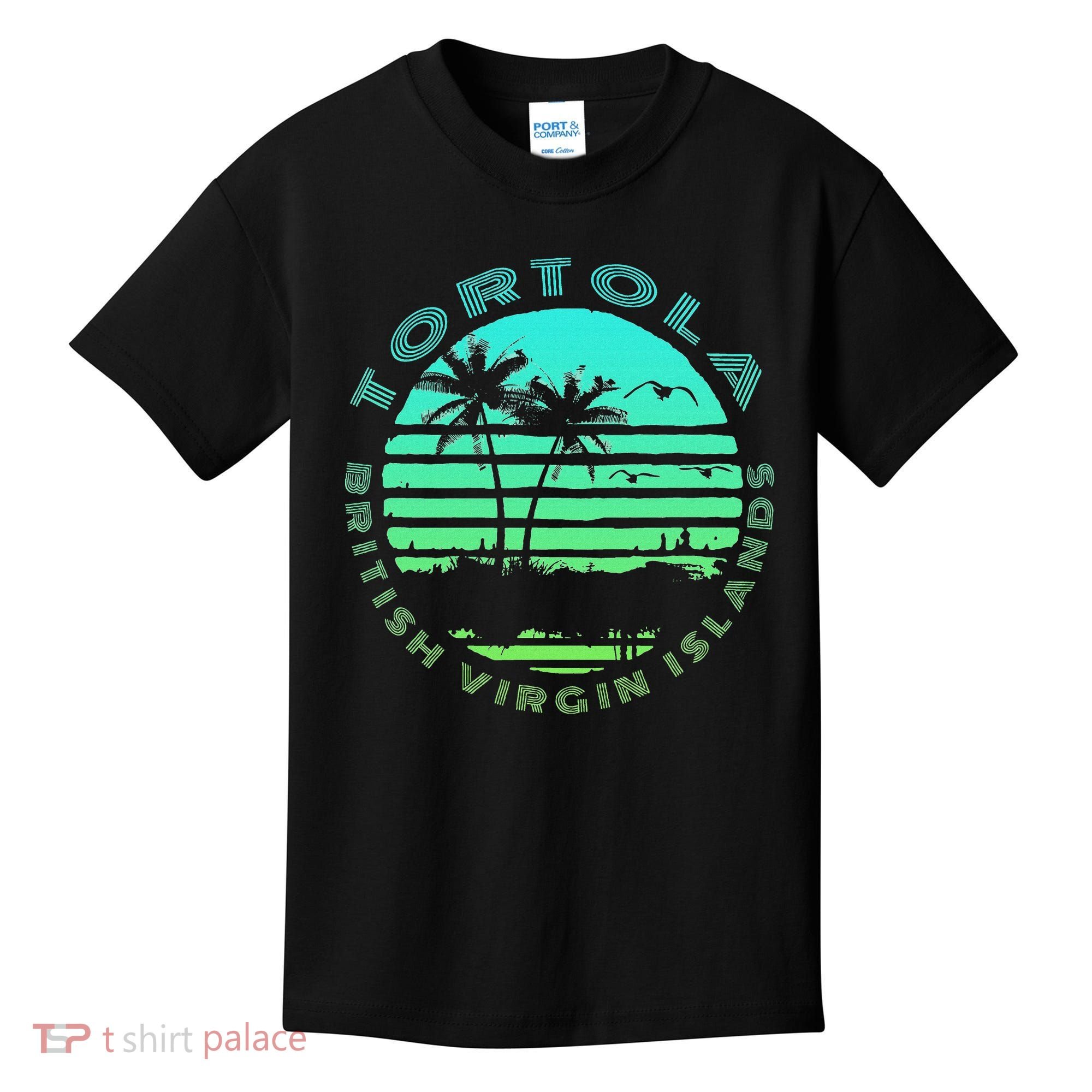 Bvi Tortola British Caribbean Island Souvenir Kids T-Shirt