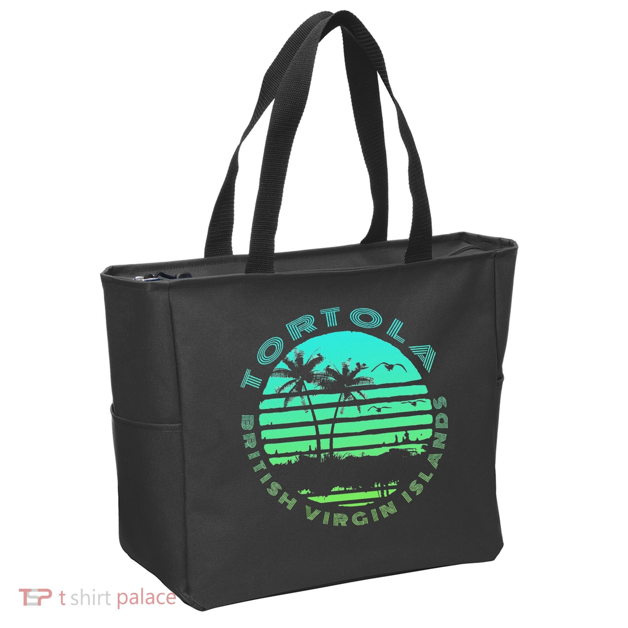 Bvi Tortola British Caribbean Island Souvenir Tote Bag