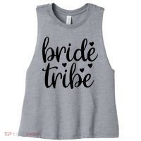 Bride Tribe Women's Racerback Cropped Tank thumb 0