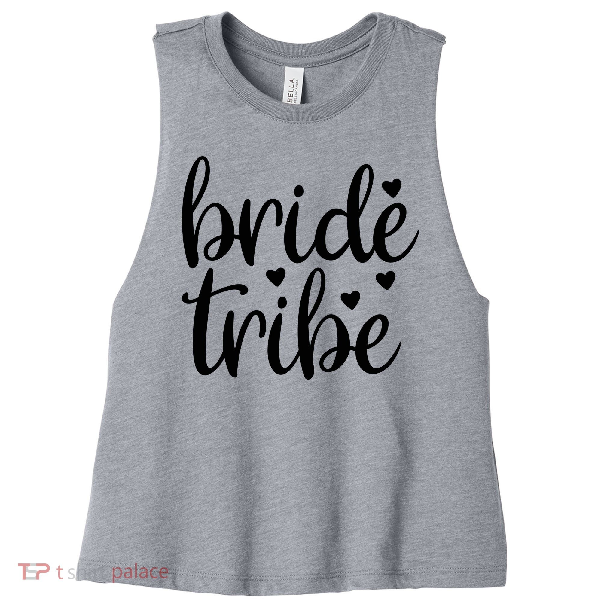Bride Tribe Women's Racerback Cropped Tank