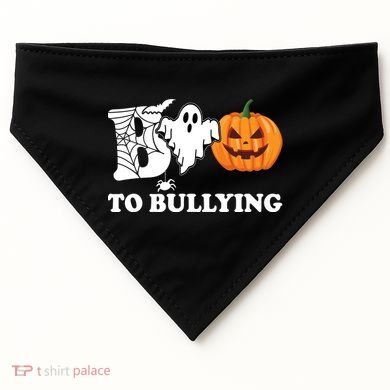 Boo To Bullying Ghost Anti Bully Unity Day USA-Made Doggie Bandana