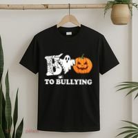 Boo To Bullying Ghost Anti Bully Unity Day T-Shirt thumb 2
