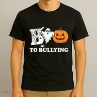 Boo To Bullying Ghost Anti Bully Unity Day T-Shirt thumb 3