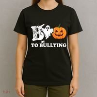 Boo To Bullying Ghost Anti Bully Unity Day T-Shirt thumb 4
