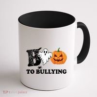 Boo To Bullying Ghost Anti Bully Unity Day Coffee Mug thumb 1