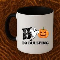 Boo To Bullying Ghost Anti Bully Unity Day Coffee Mug thumb 2