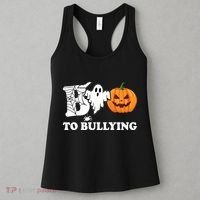 Boo To Bullying Ghost Anti Bully Unity Day Women's Tank Top thumb 3