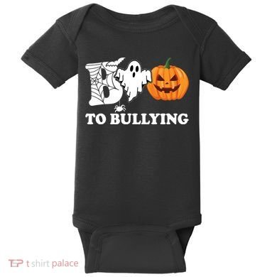 Boo To Bullying Ghost Anti Bully Unity Day Baby Bodysuit