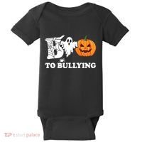 Boo To Bullying Ghost Anti Bully Unity Day Baby Bodysuit thumb 0
