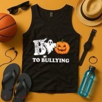 Boo To Bullying Ghost Anti Bully Unity Day Tank Top thumb 4