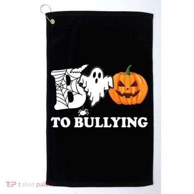 Boo To Bullying Ghost Anti Bully Unity Day Golf Towel