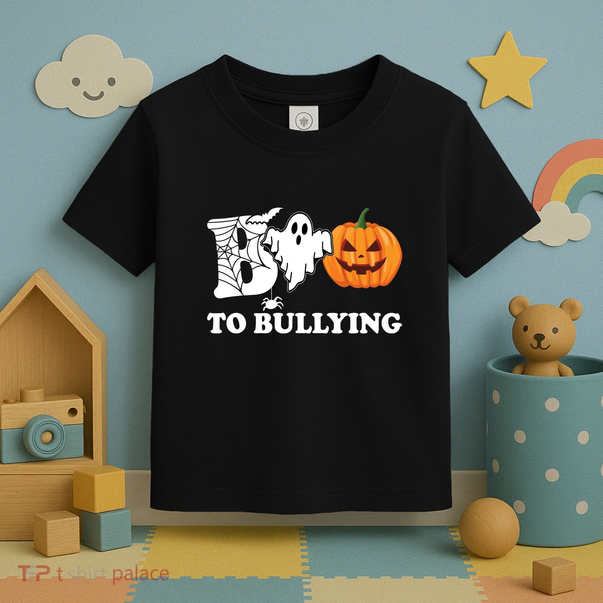 Boo To Bullying Ghost Anti Bully Unity Day Toddler T-Shirt