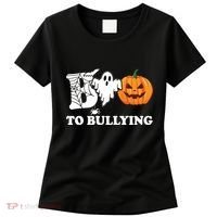 Boo To Bullying Ghost Anti Bully Unity Day Women's T-Shirt thumb 0