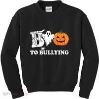 Boo To Bullying Ghost Anti Bully Unity Day Kids Sweatshirt thumb 0