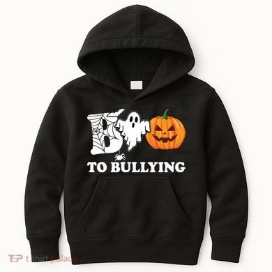 Boo To Bullying Ghost Anti Bully Unity Day Kids Hoodie