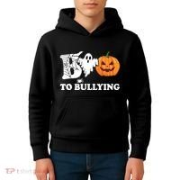 Boo To Bullying Ghost Anti Bully Unity Day Kids Hoodie thumb 4