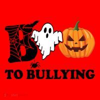 Boo To Bullying Ghost Anti Bully Unity Day Santa Hat thumb 1