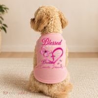Blessed To Be Called Breast Cancer Survivor Pink Butterfly Doggie Tank thumb 2