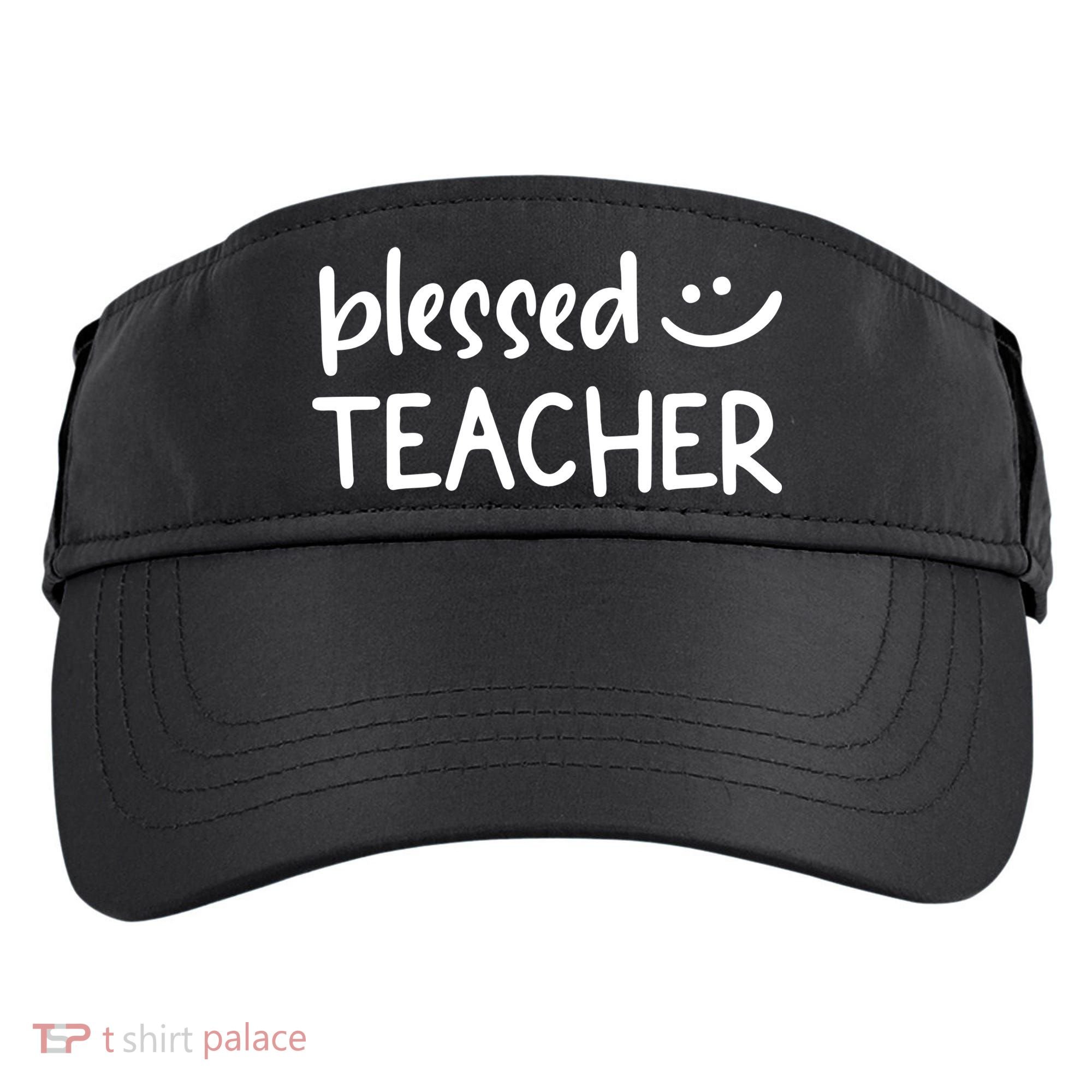 Blessed Teacher Adult Drive Performance Visor