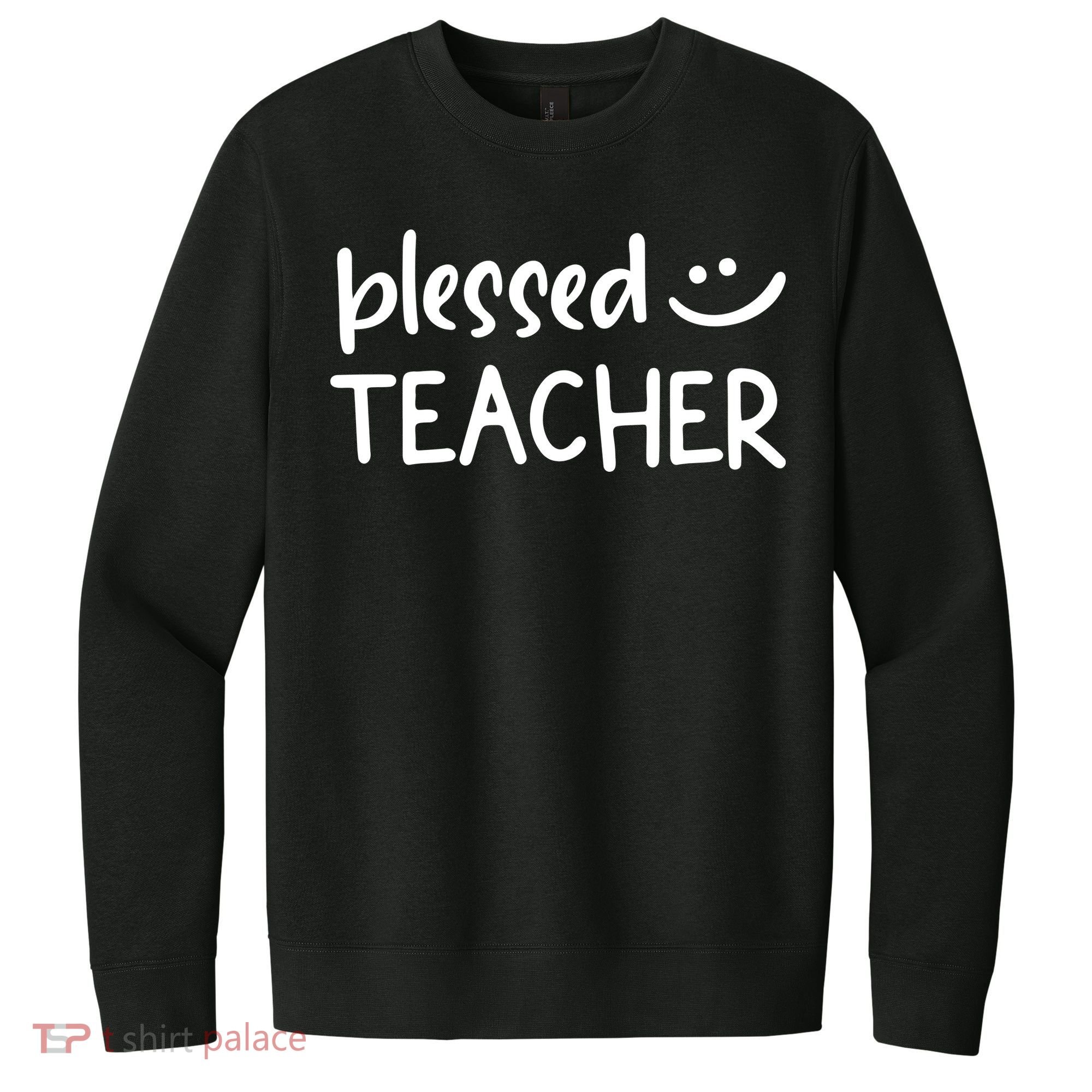 Blessed Teacher V.I.T. Fleece Crew Sweatshirt