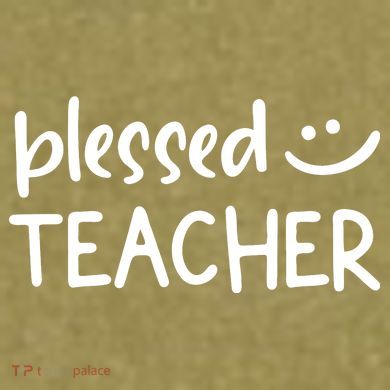Blessed Teacher Garment-Dyed Women's Muscle Tee