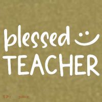 Blessed Teacher Garment-Dyed Women's Muscle Tee thumb 6