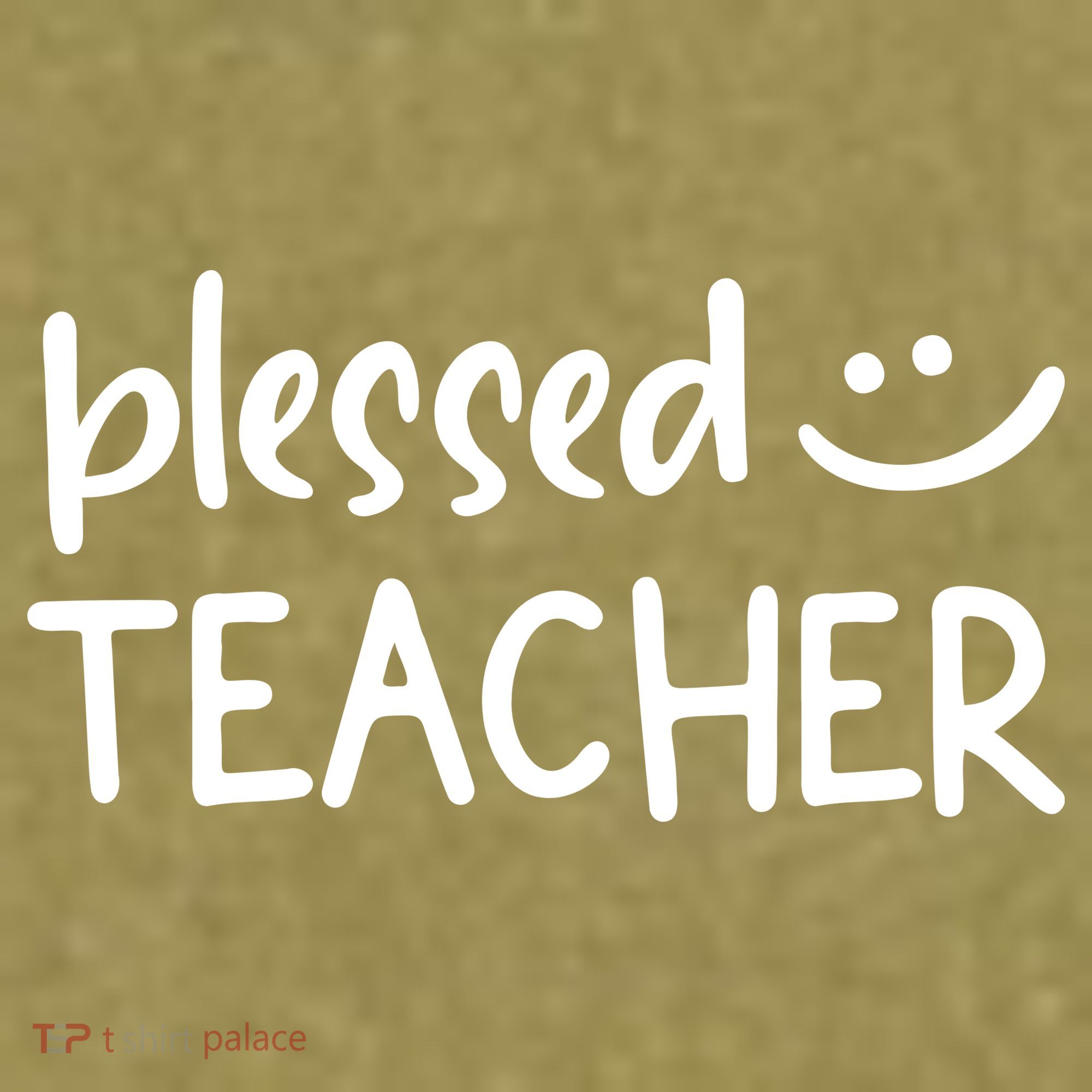Blessed Teacher Garment-Dyed Women's Muscle Tee