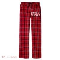 Blessed Teacher Men's Flannel Plaid Pajama Pants thumb 0