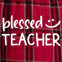 Blessed Teacher Men's Flannel Plaid Pajama Pants thumb 2
