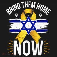 Bring Them Back Home Now Israel Flag Yellow Ribbon Backpack thumb 2