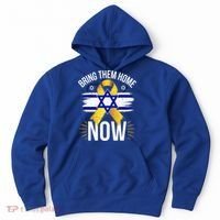 Bring Them Back Home Now Israel Flag Yellow Ribbon Hoodie thumb 0
