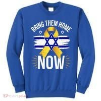 Bring Them Back Home Now Israel Flag Yellow Ribbon Sweatshirt thumb 0
