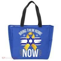 Bring Them Back Home Now Israel Flag Yellow Ribbon Tote Bag thumb 0