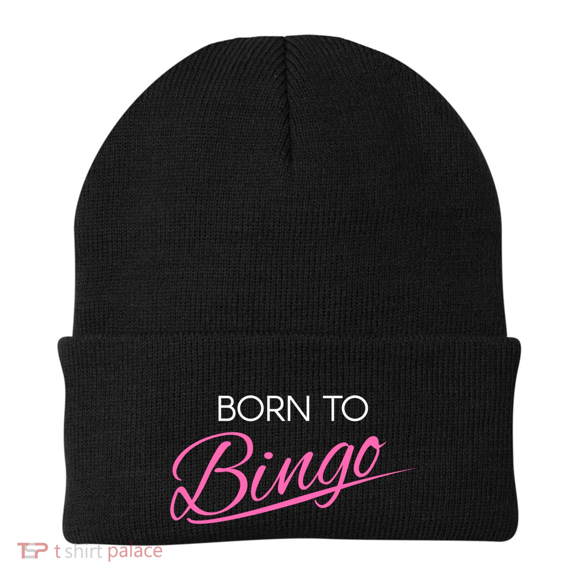 Born To Bingo Retro Gift For Bingo Player Gift Beanie