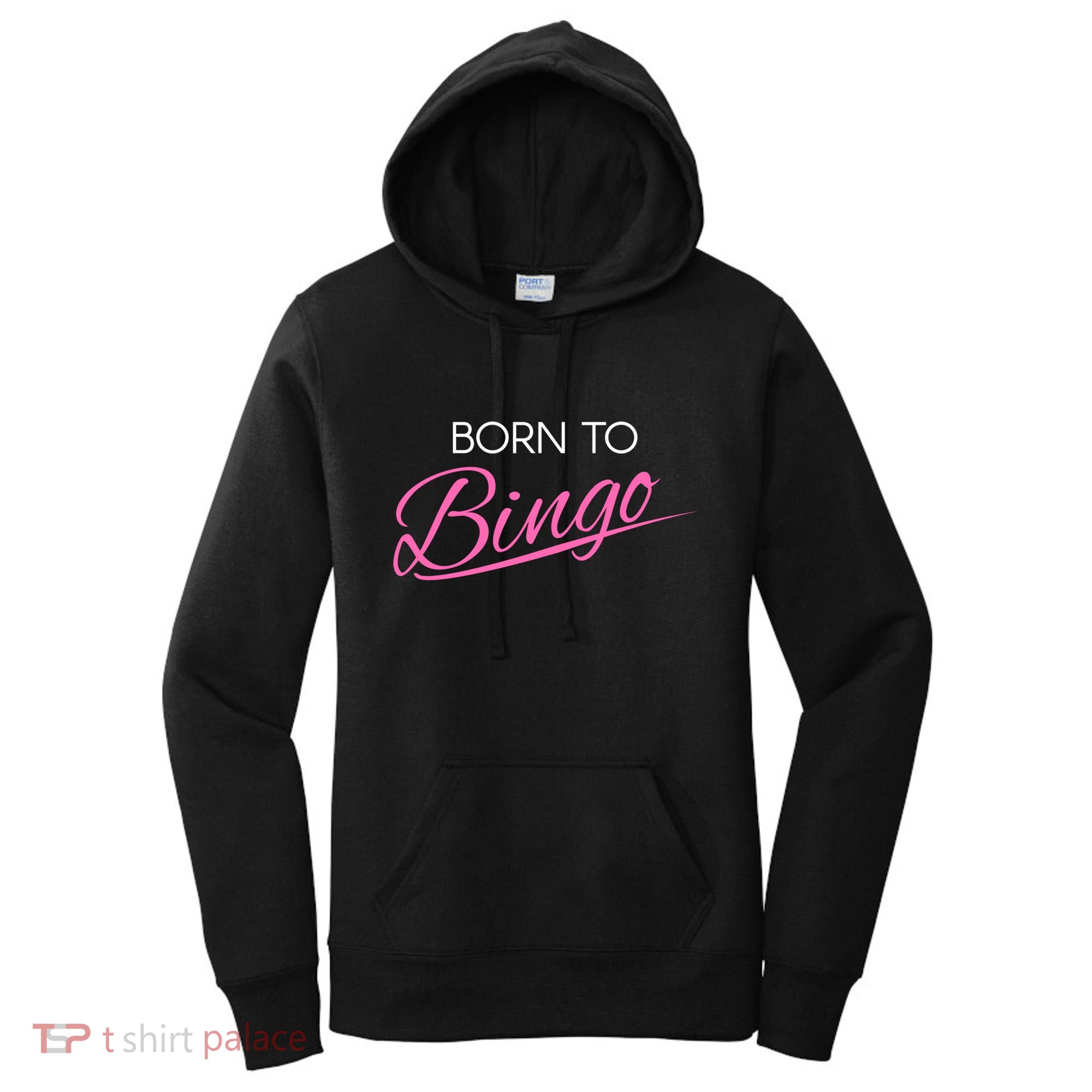 Born To Bingo Retro Gift For Bingo Player Gift Women's Hoodie