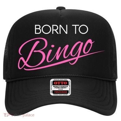 Born To Bingo Retro Gift For Bingo Player Gift Hat