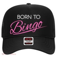 Born To Bingo Retro Gift For Bingo Player Gift Hat thumb 0