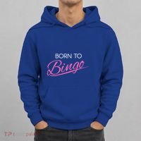 Born To Bingo Retro Gift For Bingo Player Gift Hoodie thumb 0