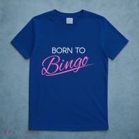 Born To Bingo Retro Gift For Bingo Player Gift T-Shirt thumb 5
