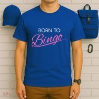 Born To Bingo Retro Gift For Bingo Player Gift T-Shirt thumb 6