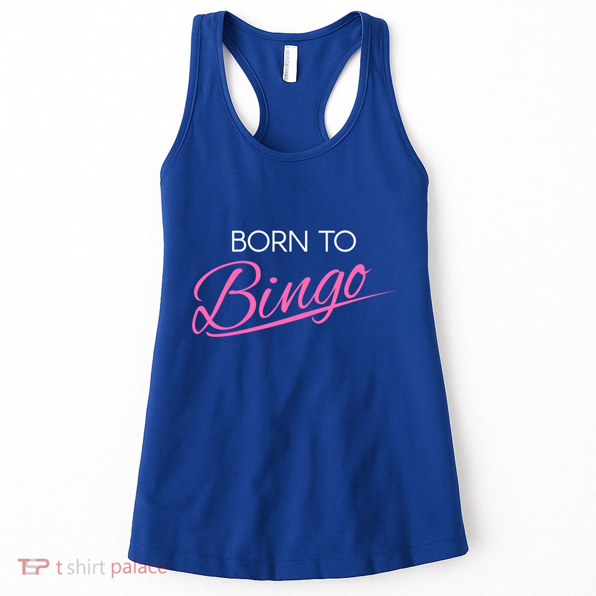 Born To Bingo Retro Gift For Bingo Player Gift Women's Tank Top