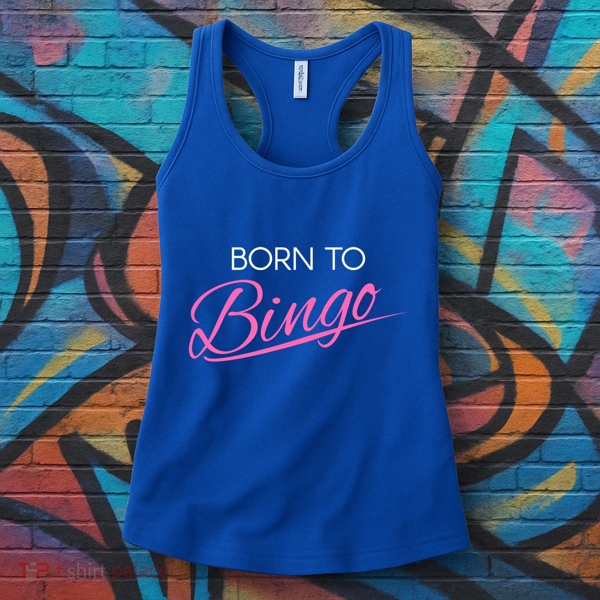 Born To Bingo Retro Gift For Bingo Player Gift Women's Tank Top