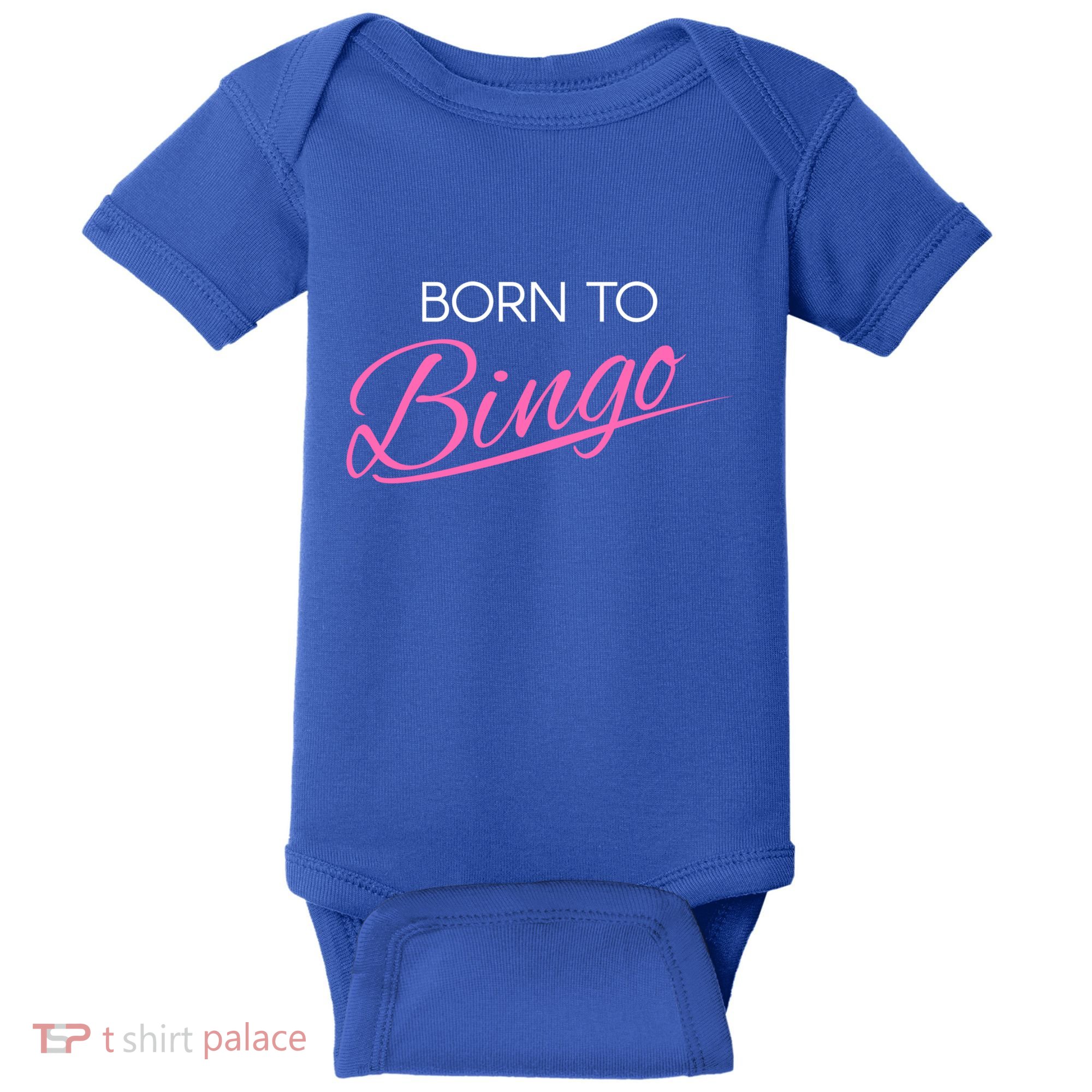 Born To Bingo Retro Gift For Bingo Player Gift Baby Bodysuit
