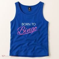 Born To Bingo Retro Gift For Bingo Player Gift Tank Top thumb 2