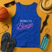 Born To Bingo Retro Gift For Bingo Player Gift Tank Top thumb 4
