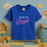 Born To Bingo Retro Gift For Bingo Player Gift Toddler T-Shirt thumb 3