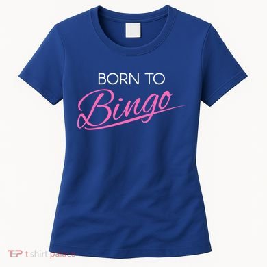 Born To Bingo Retro Gift For Bingo Player Gift Women's T-Shirt